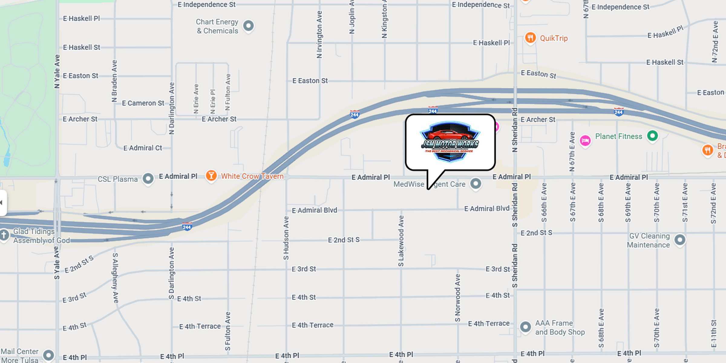 JSM Motor Works - Contact Us - Map